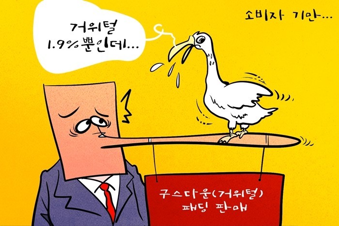 [데일리-경제만평] 구스 다운 패딩,...