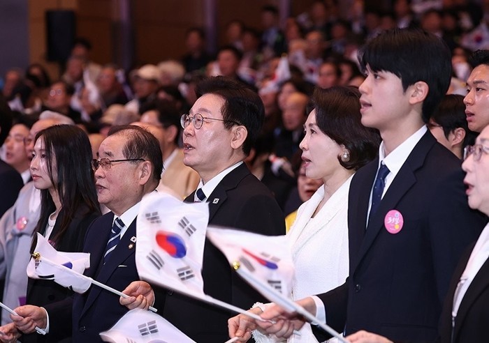 [포토] 제107주년 3·1절 기념식…李대통령 "국가 헌신한 분들이 존경받는 공정한 나라"