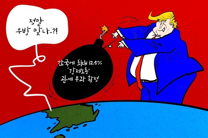 [데일리-경제만평] 美 '강제...